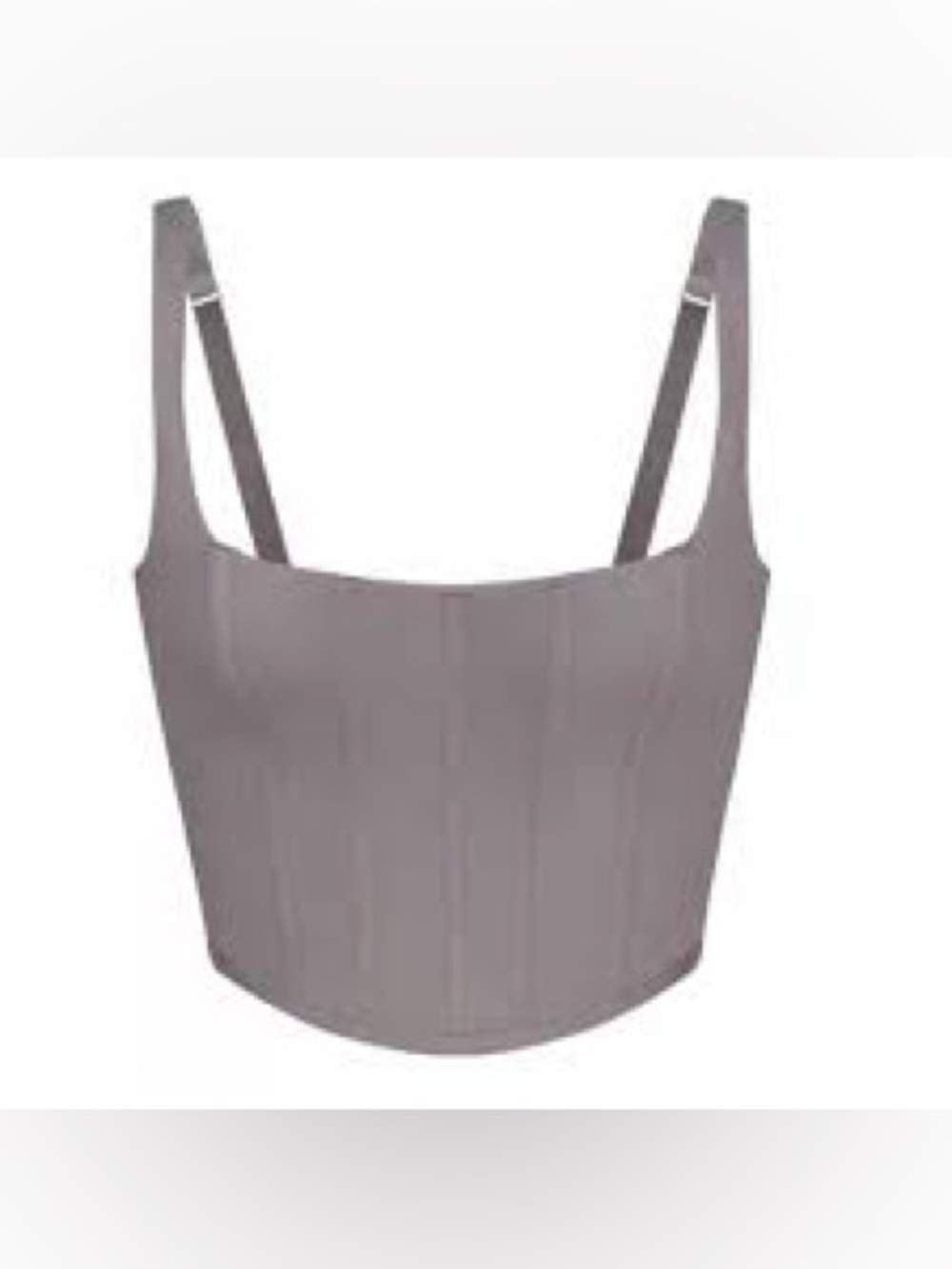 Skims cotton corset bustier